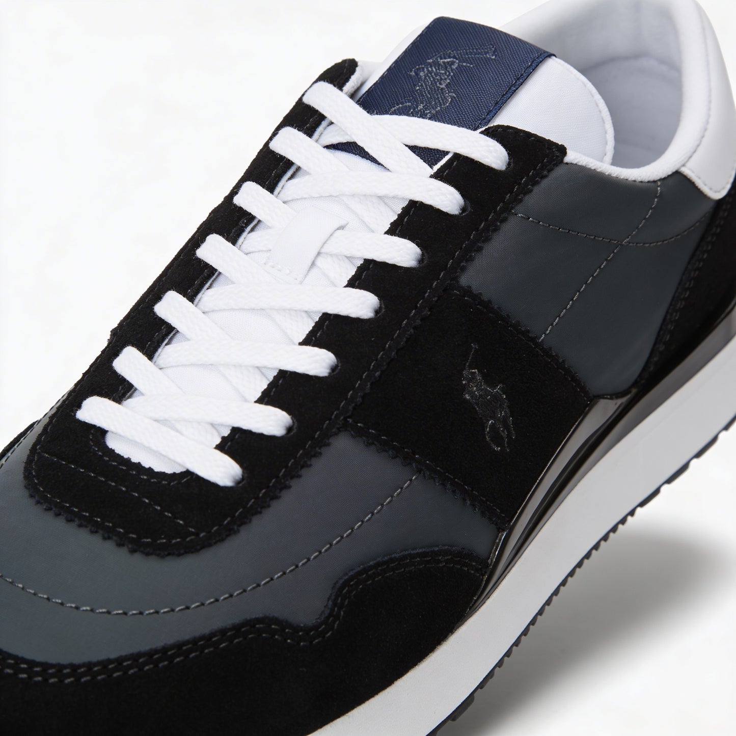 Polo Ralph Lauren TRAIN 89 PP Mens Casual Trainers Reflective Black