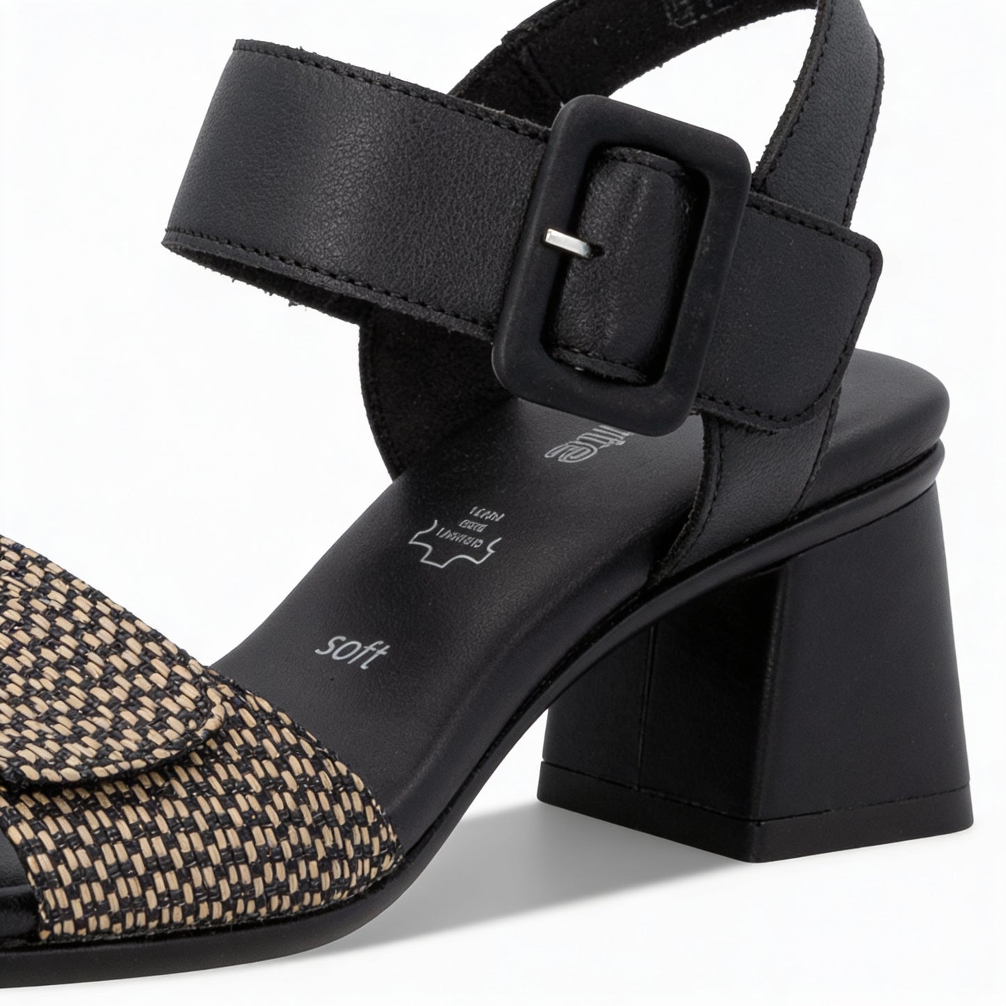 Remonte D1K51 Womens Ankle Strap Sandals Black