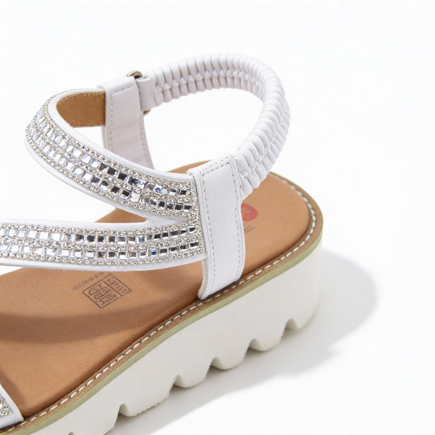 Heavenly Feet FRESCO Womens Slingback Sandals White