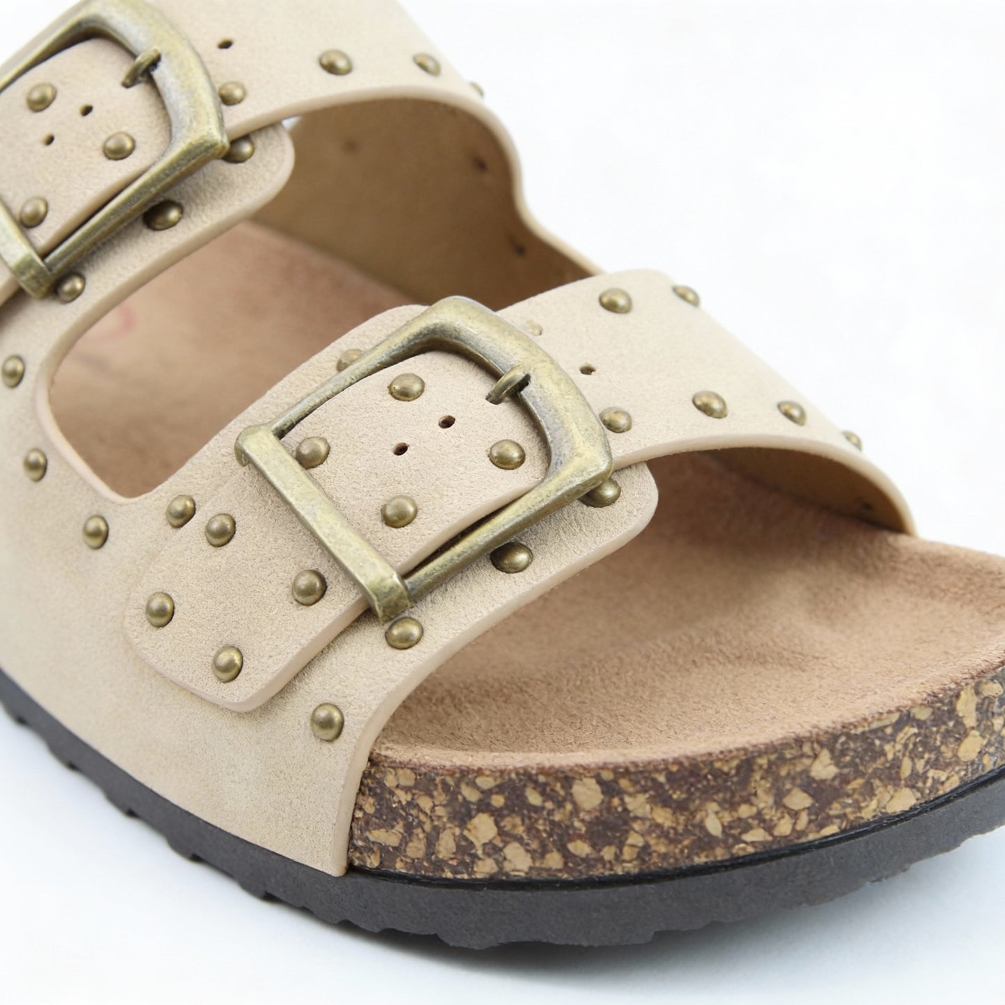 Heavenly Feet POLLY Womens Mules Sandals Beige