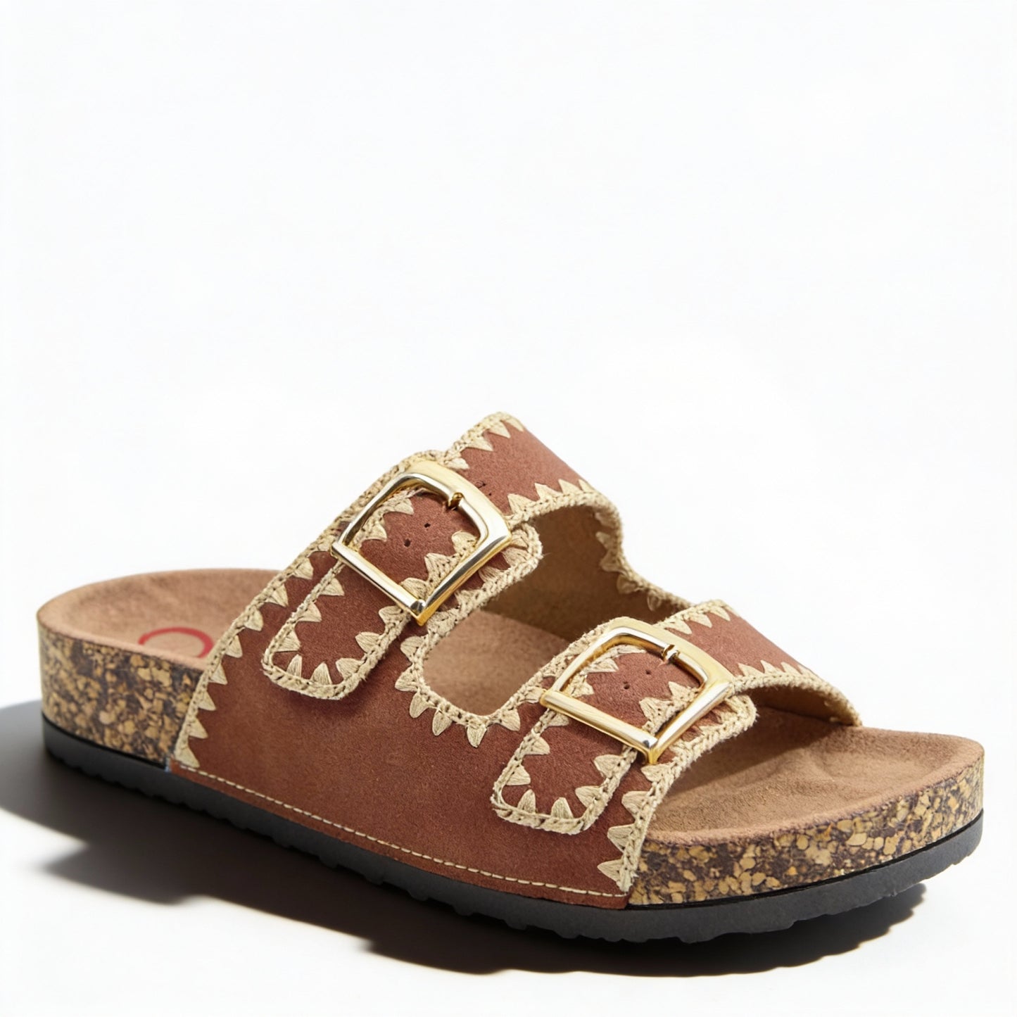 Heavenly Feet SANDY Womens Mules Sandals Bark