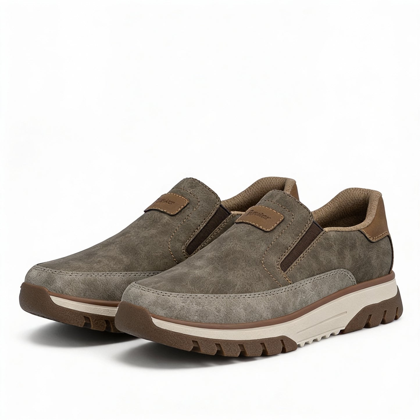Rieker STAN Mens Comfort Trainers Brown