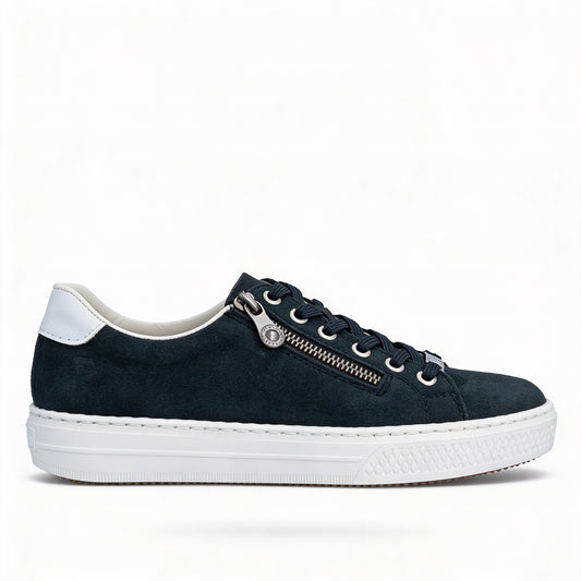Rieker ENYA Womens Court Trainers Blue