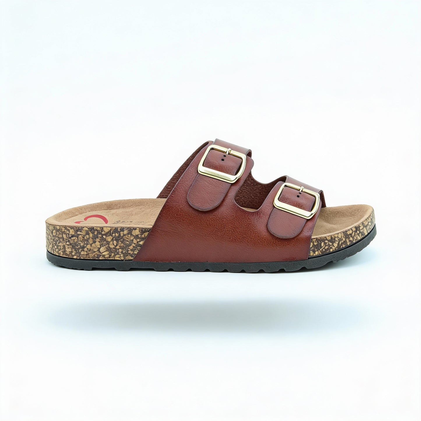 Heavenly Feet HARMONY2 Womens Mules Sandals Redwood
