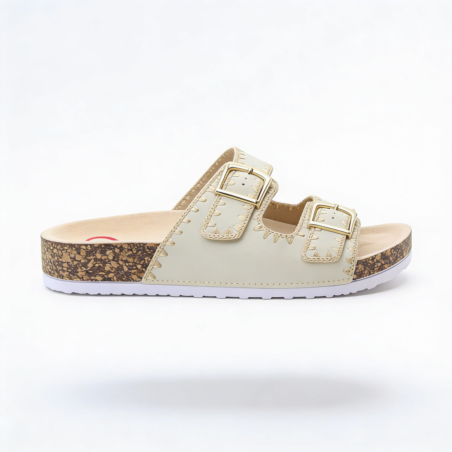 Heavenly Feet SANDY Womens Mules Sandals Beige