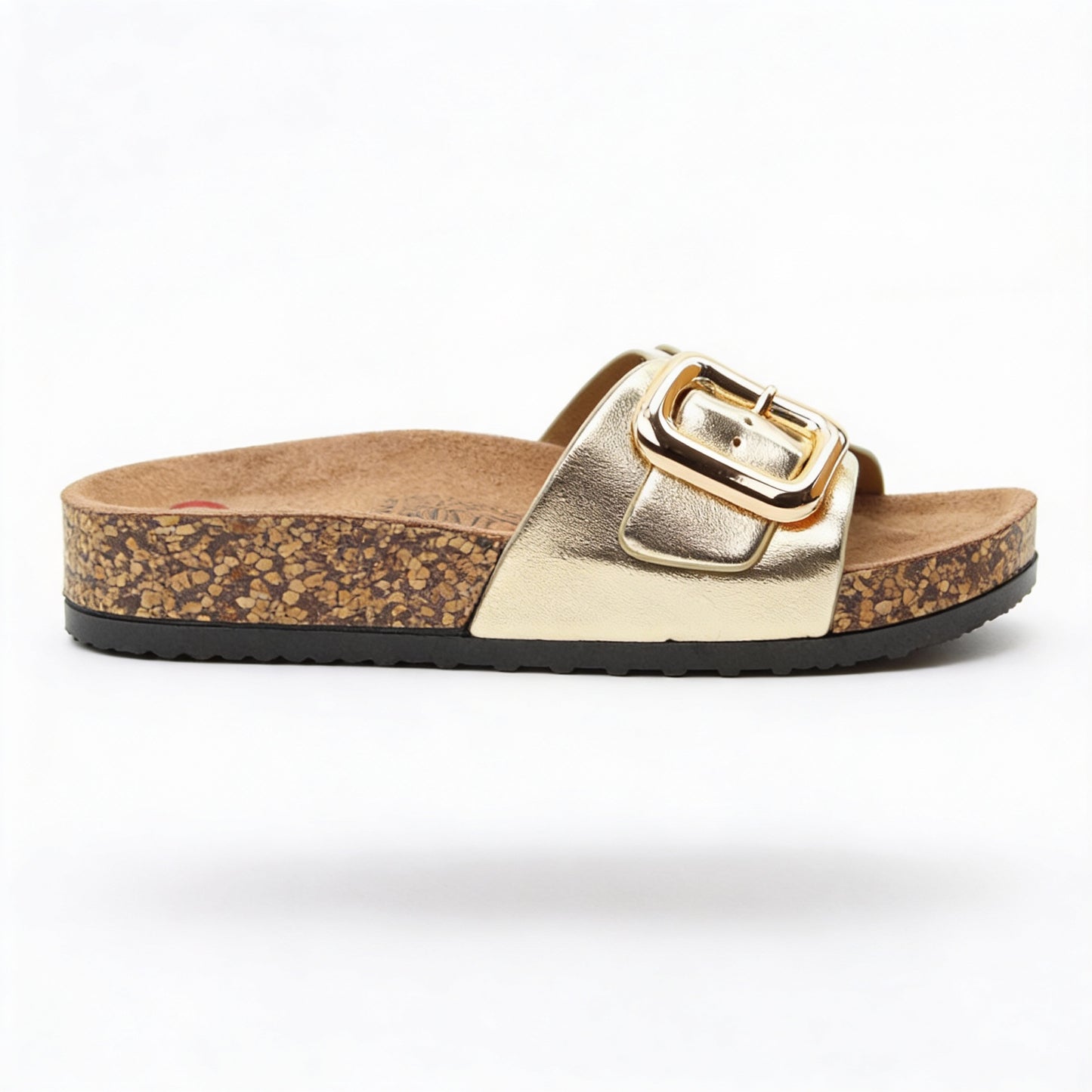Heavenly Feet IGGY Womens Mules Sandals Gold