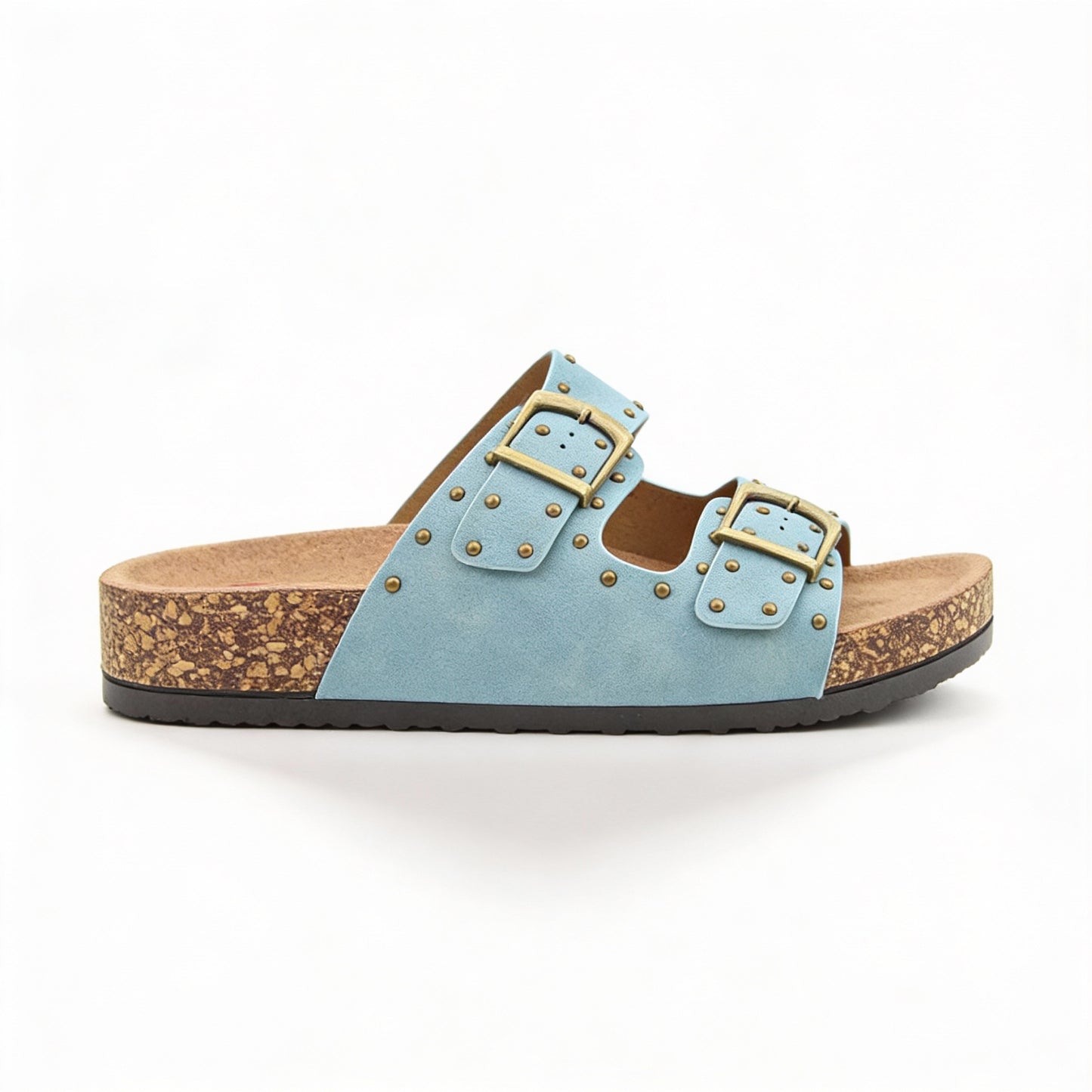 Heavenly Feet POLLY Womens Mules Sandals Blue